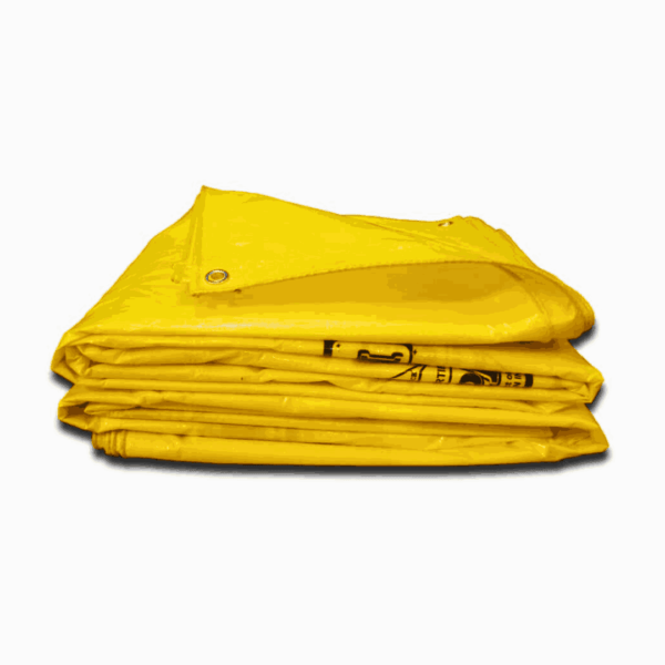 teflon tarpaulin dark yellow