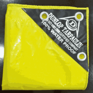 HDPE tarpaulin yellow