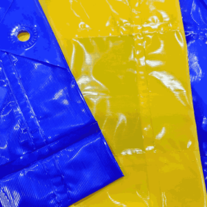 ldpe tarpaulin blue yellow