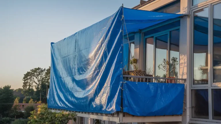 High-quality custom tarpaulin for residential protection and coverage