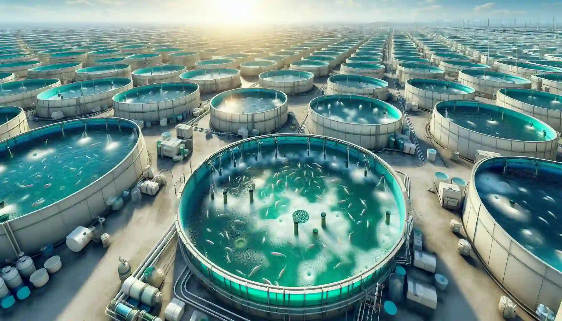 High-quality biofloc fish tanks for sustainable aquaculture.