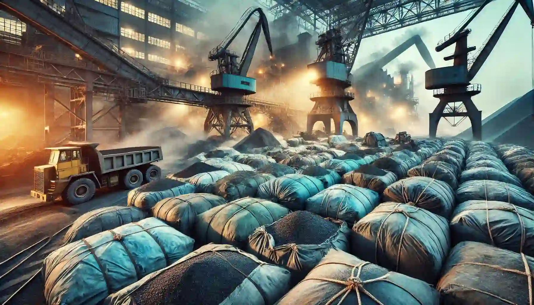 tarpaulin use in steel plant