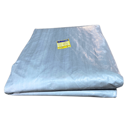 DUNPACK HAMMER 170 GSM HDPE Tarpaulin – Silver & White – Waterproof & UV Resistant - Image 5