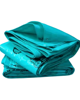 200 GSM HDPE Tarpaulin – Heavy Duty, UV Resistant (Bisleri Green)