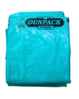 200 GSM HDPE Tarpaulin – Heavy Duty, UV Resistant (Bisleri Green)