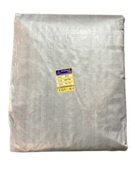 DUNPACK HAMMER 170 GSM HDPE Tarpaulin – Silver & White – Waterproof & UV Resistant